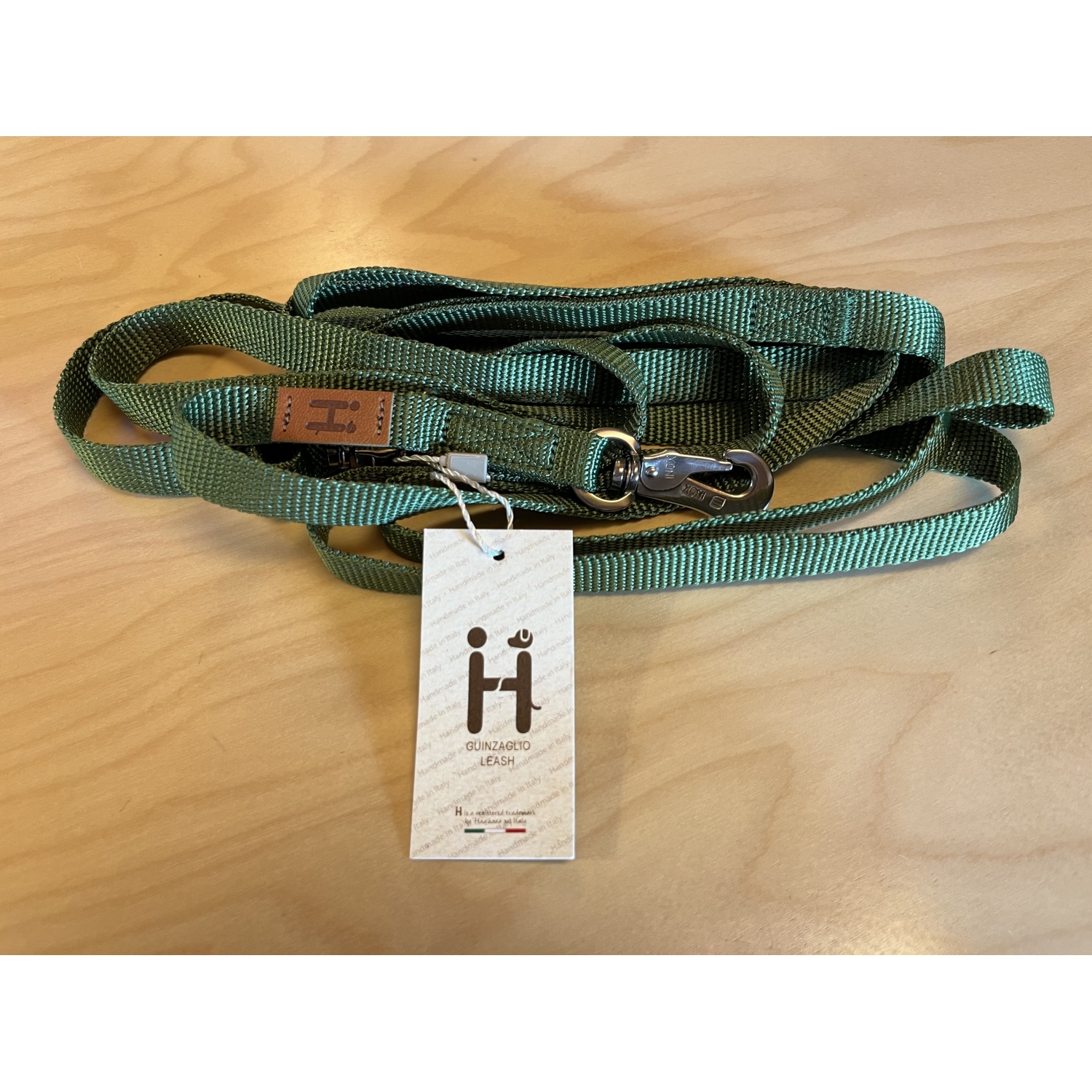 Leash Green - 3m - stitching defect Leash Green - 3m - stitching defect