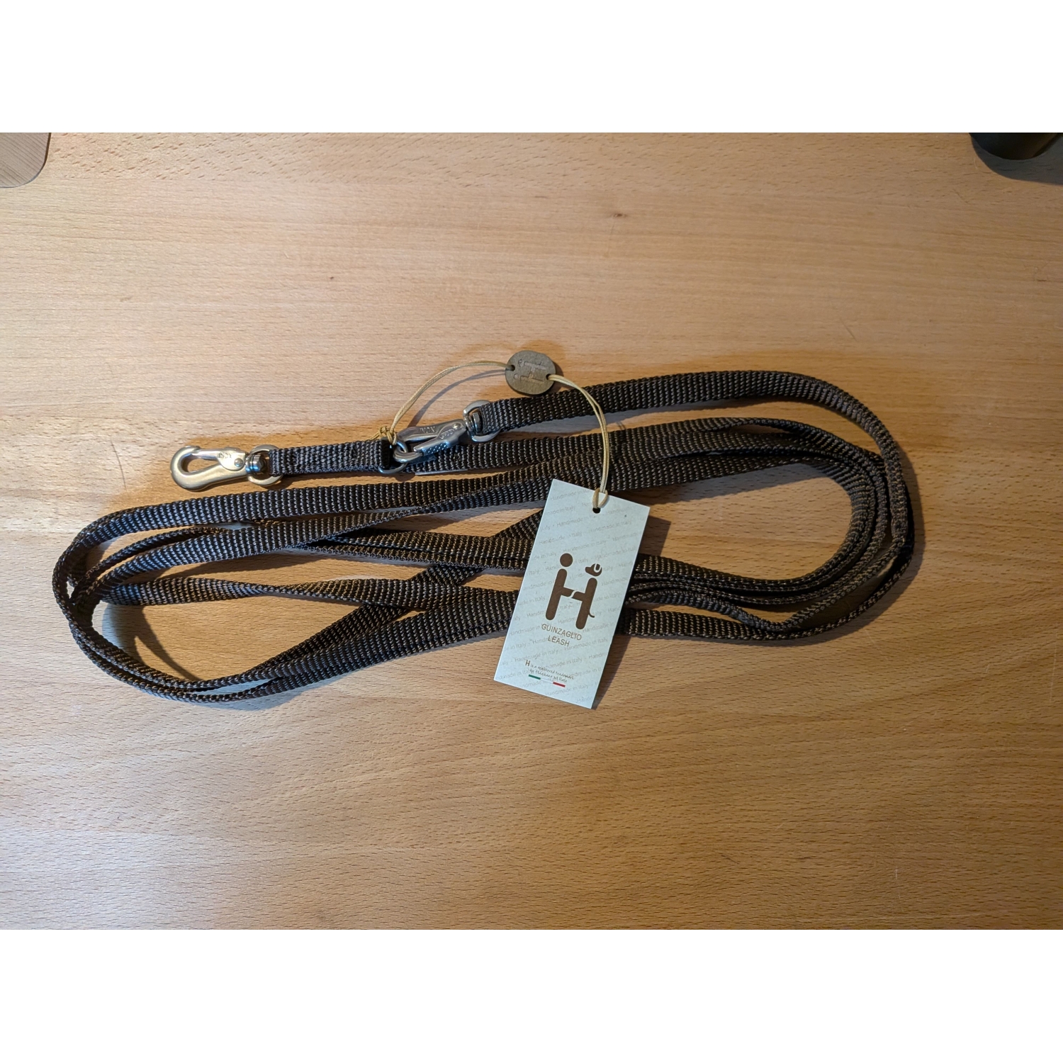 Leash Chocolate - 3m 10mm - stitching defect