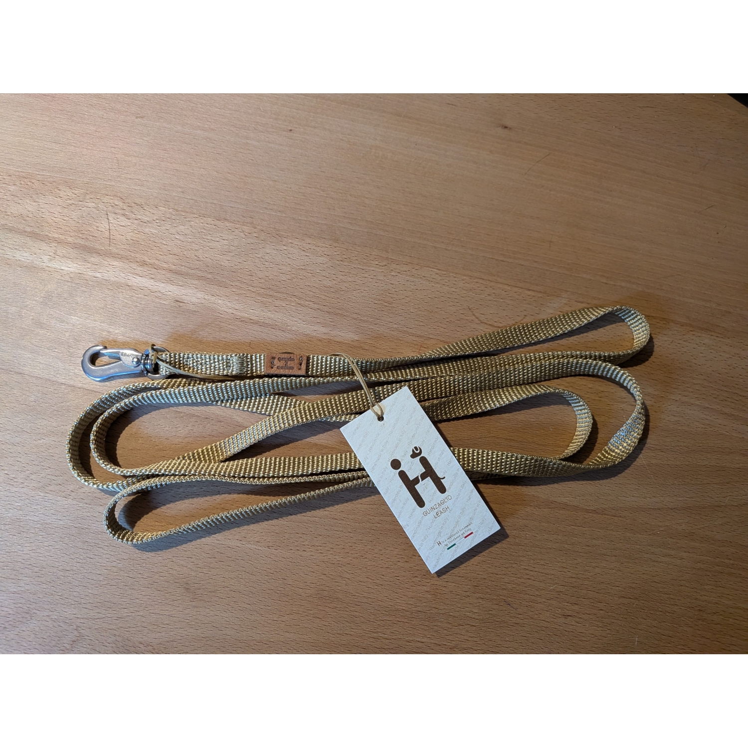 Leash Gold - 1,5m 10mm - webbing defect