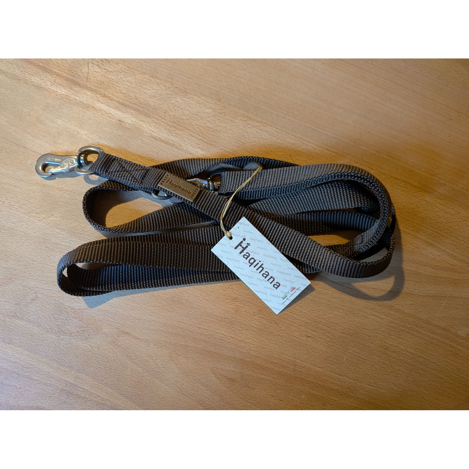 Leash Chocolate - 2m 20mm - shorter lenght