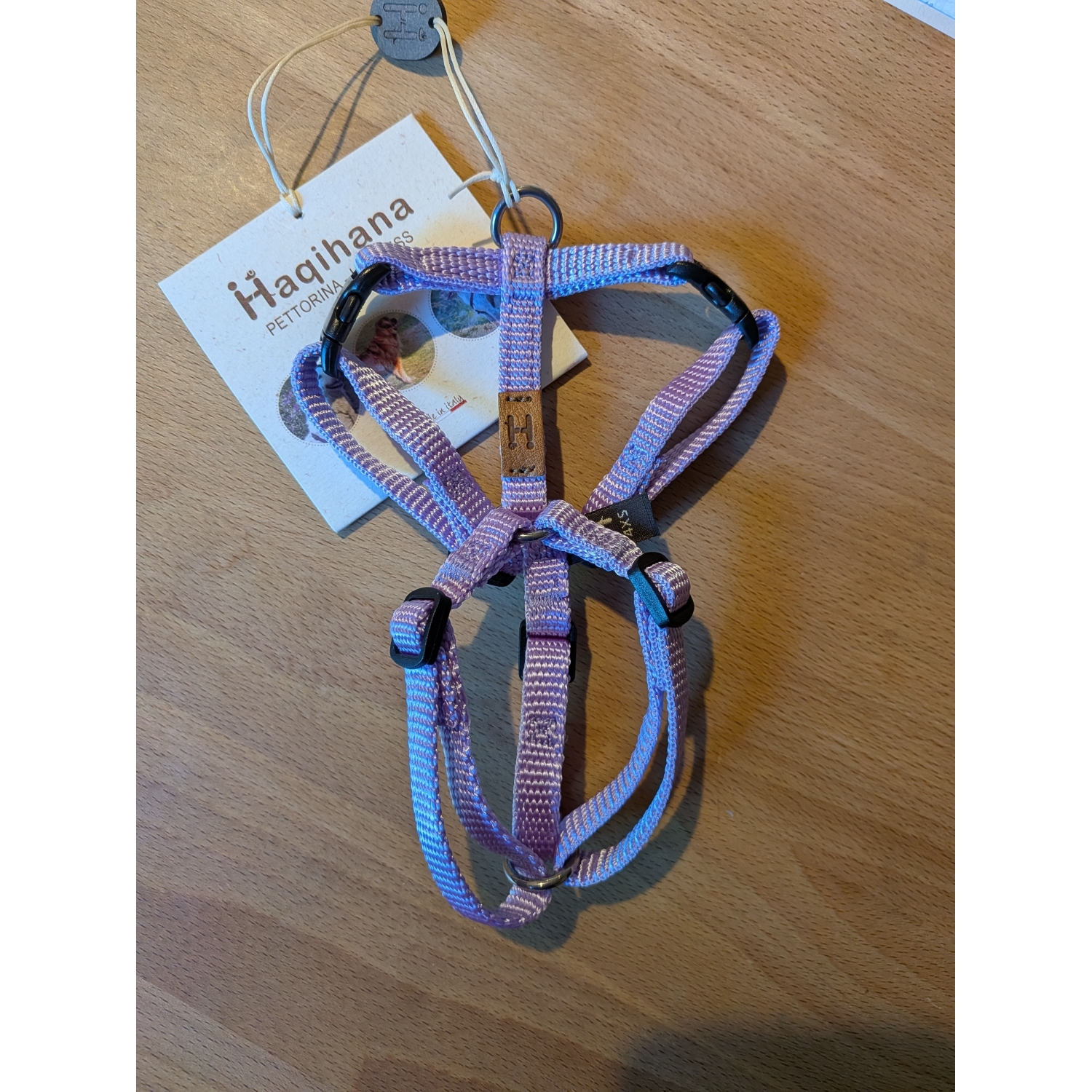 Harness Lavender - size 4XS - webbing defect