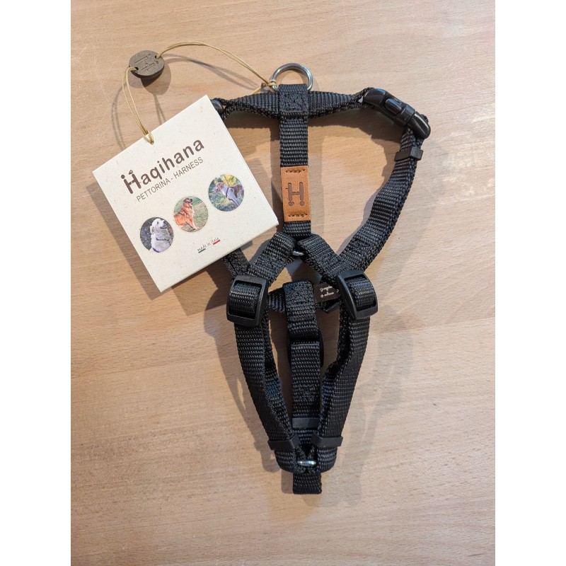 Black harness - Size XS - Stitching defect