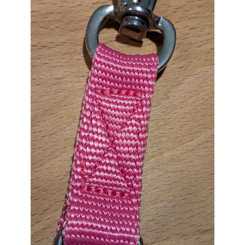 Leash Pink - 3m 20mm - stitching defect