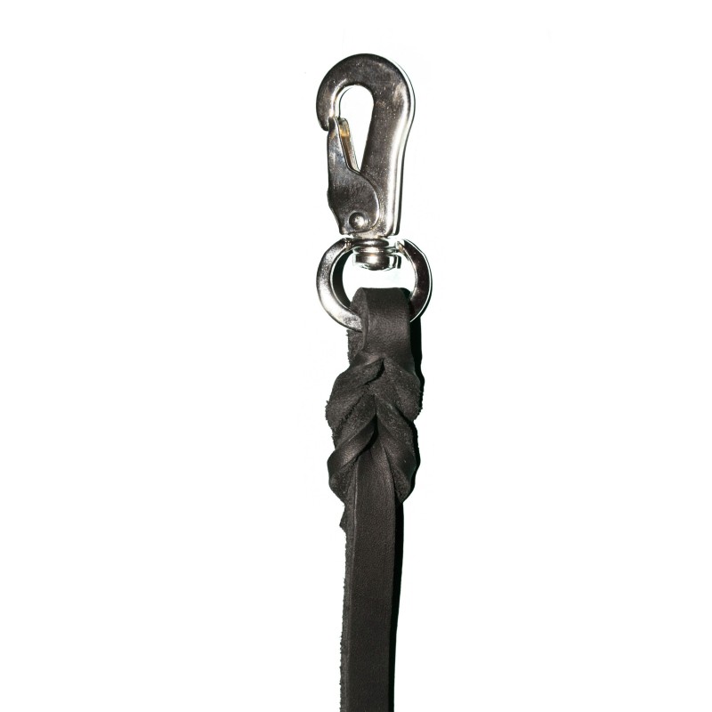 Guinzaglio in cuoio Nero